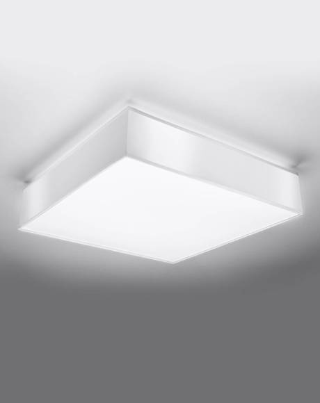 Plafon sufitowy HORUS 45 BIAŁY + 3x Żarówka LED E27 4000K Zimna 7,5W 650lm