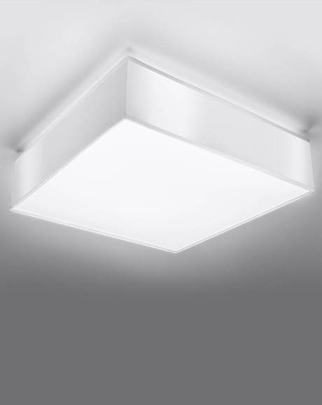 Plafon sufitowy HORUS 55 BIAŁY + 4x Żarówka LED E27 4000K Zimna 7,5W 650lm